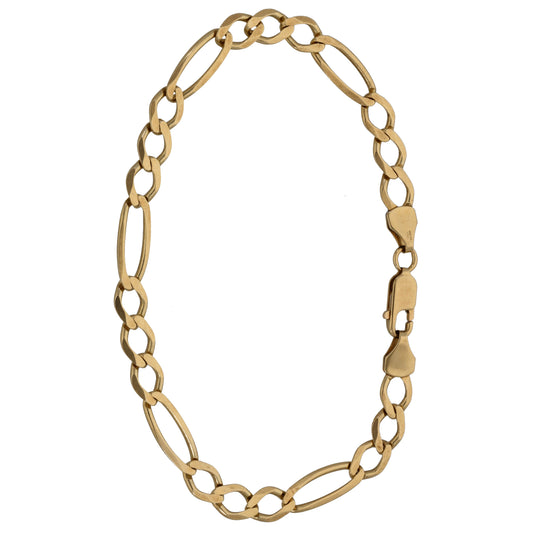 9ct Gold Figaro Bracelet