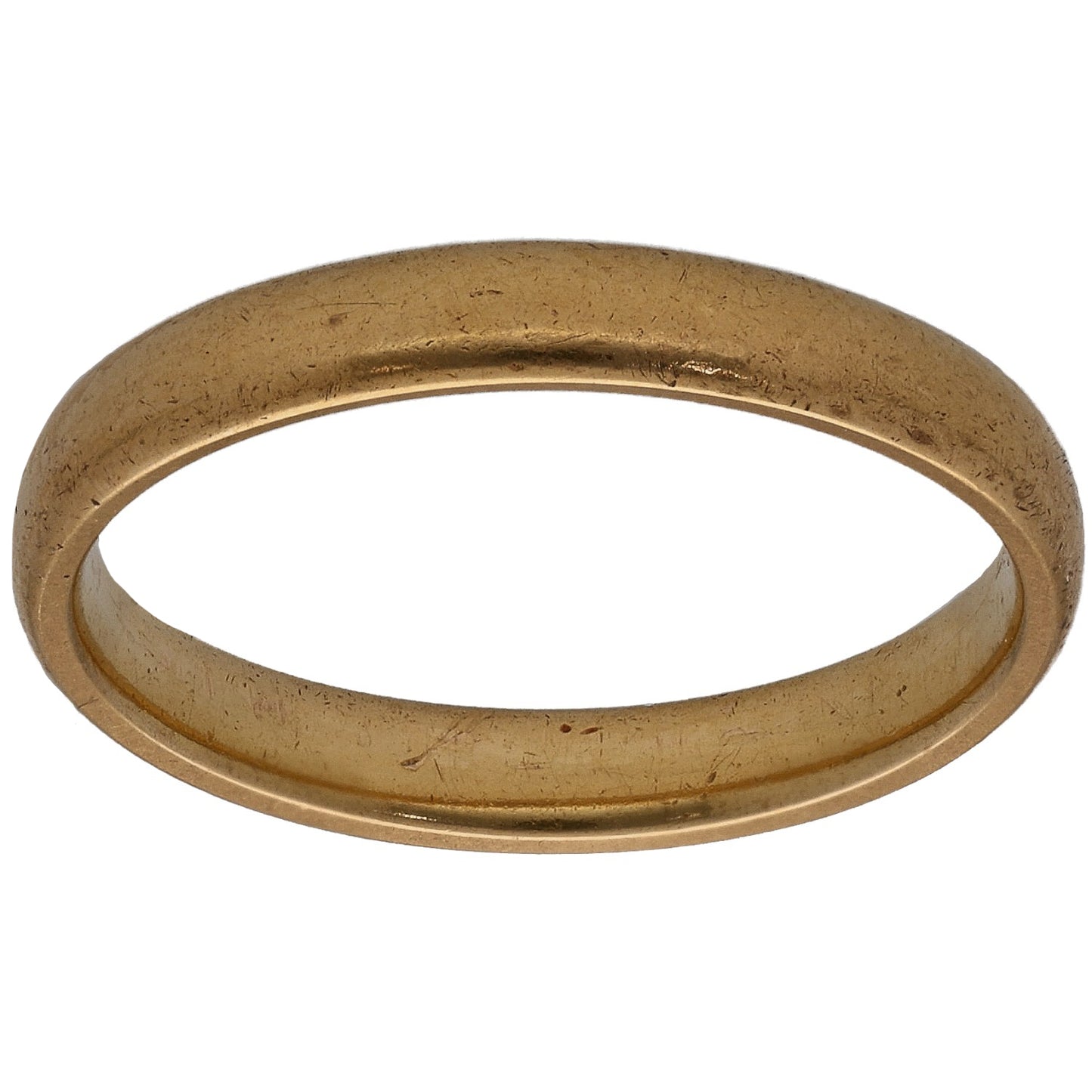 22ct Gold Plain Wedding Ring Size O
