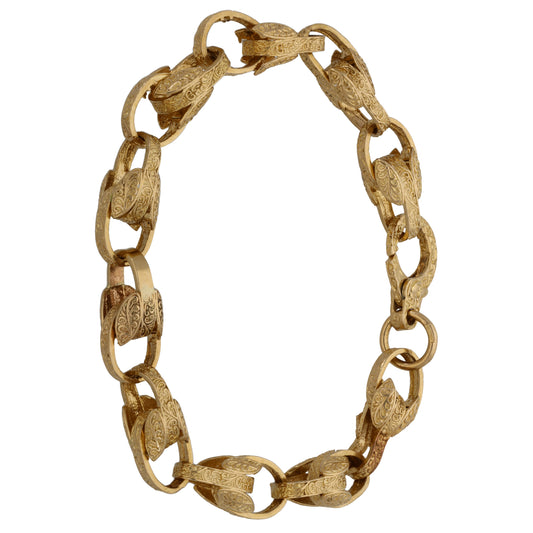 9ct Gold Tulip Bracelet