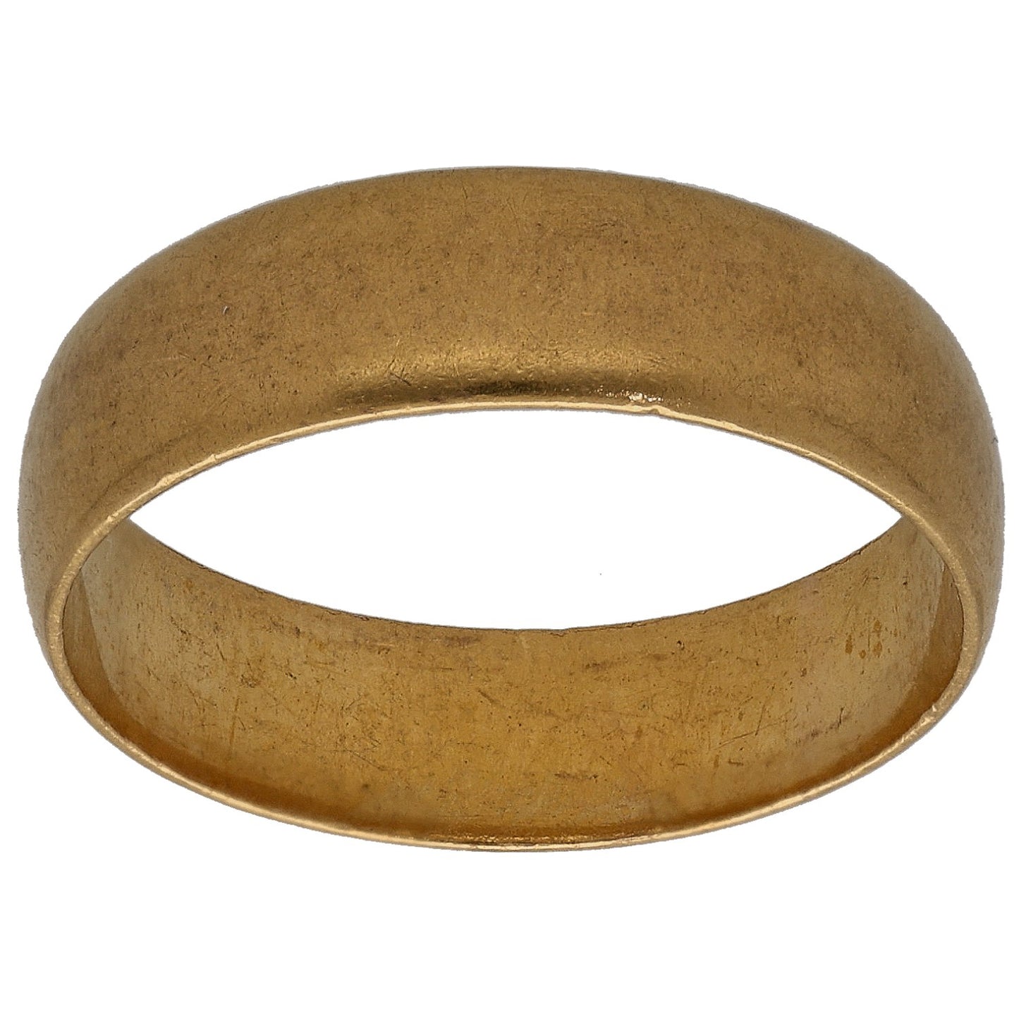 22ct Gold Plain Wedding Ring Size O