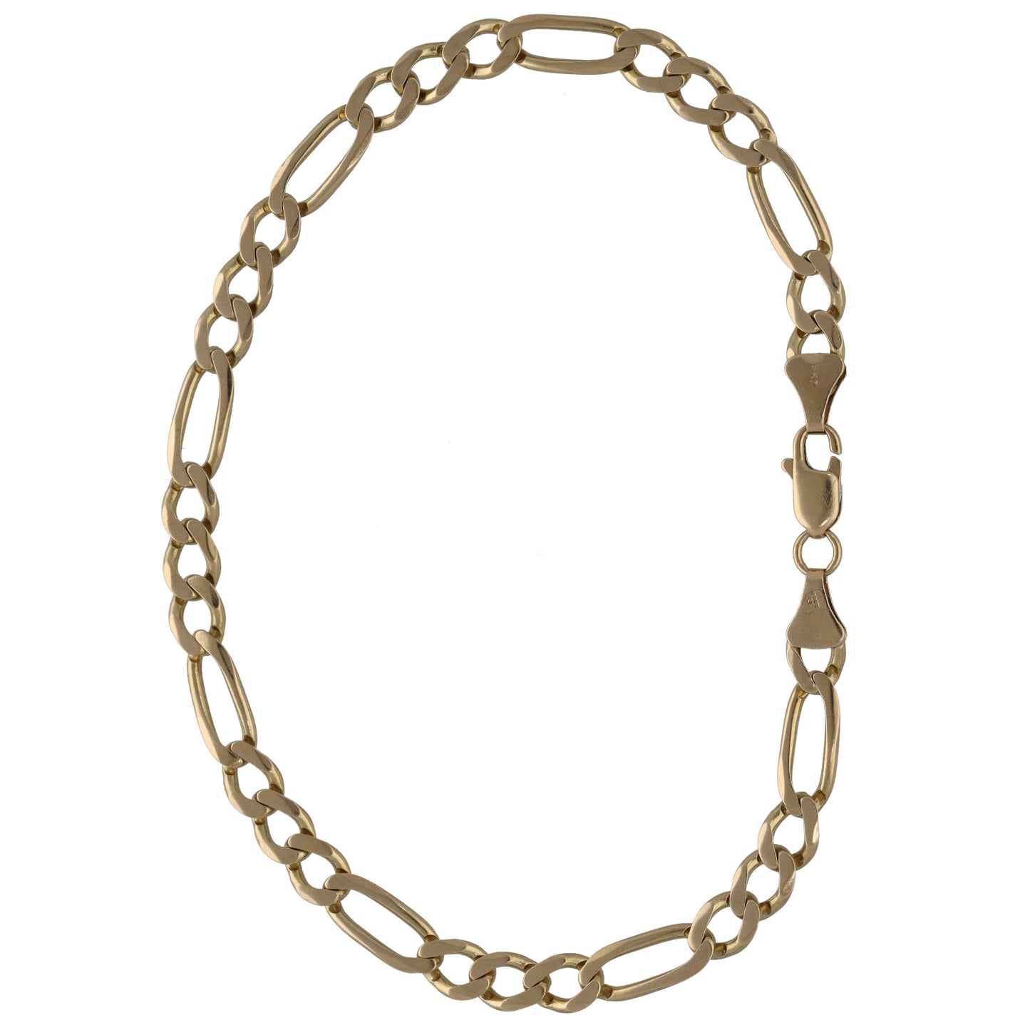 9ct Gold Figaro Bracelet