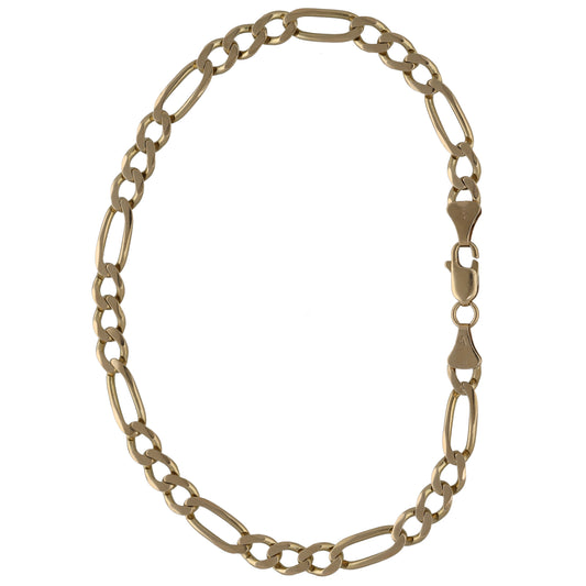 9ct Gold Figaro Bracelet