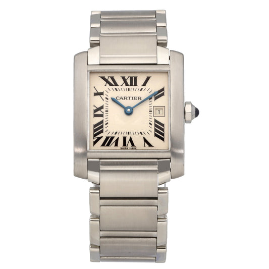 Cartier Tank 2465 25mm Stainless Steel Watch