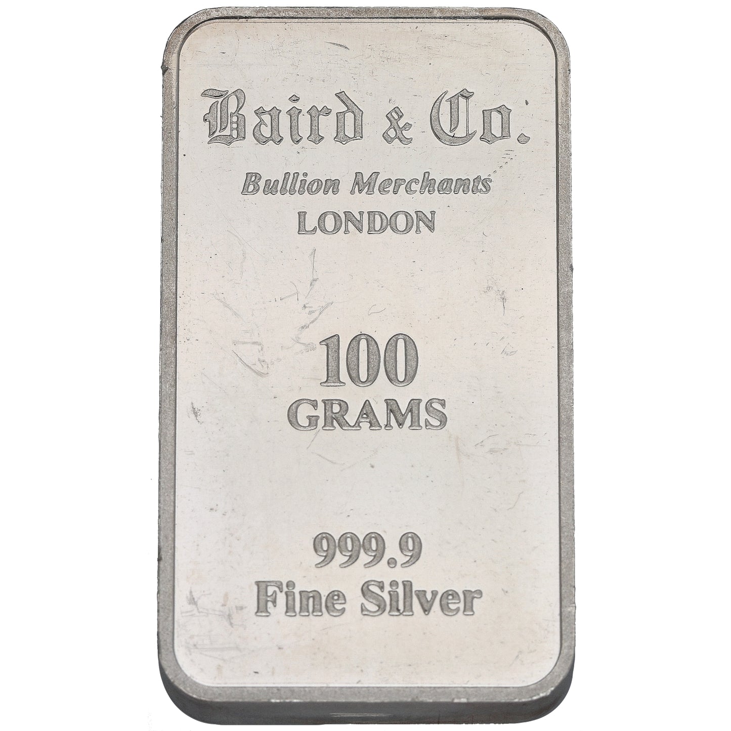 Fine Silver 100g Bar
