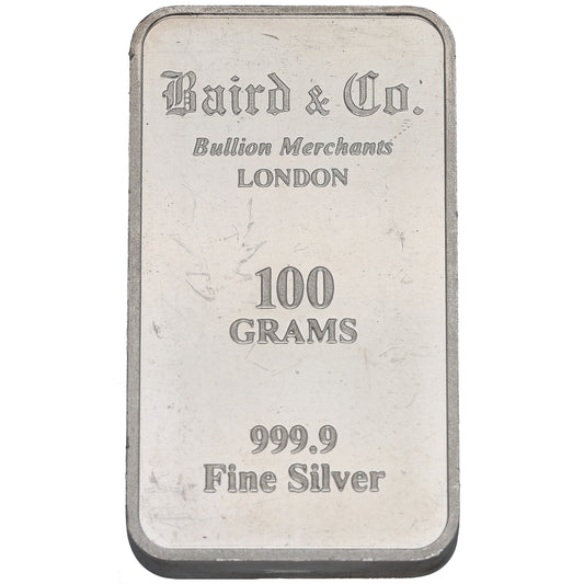 Fine Silver 100g Bar