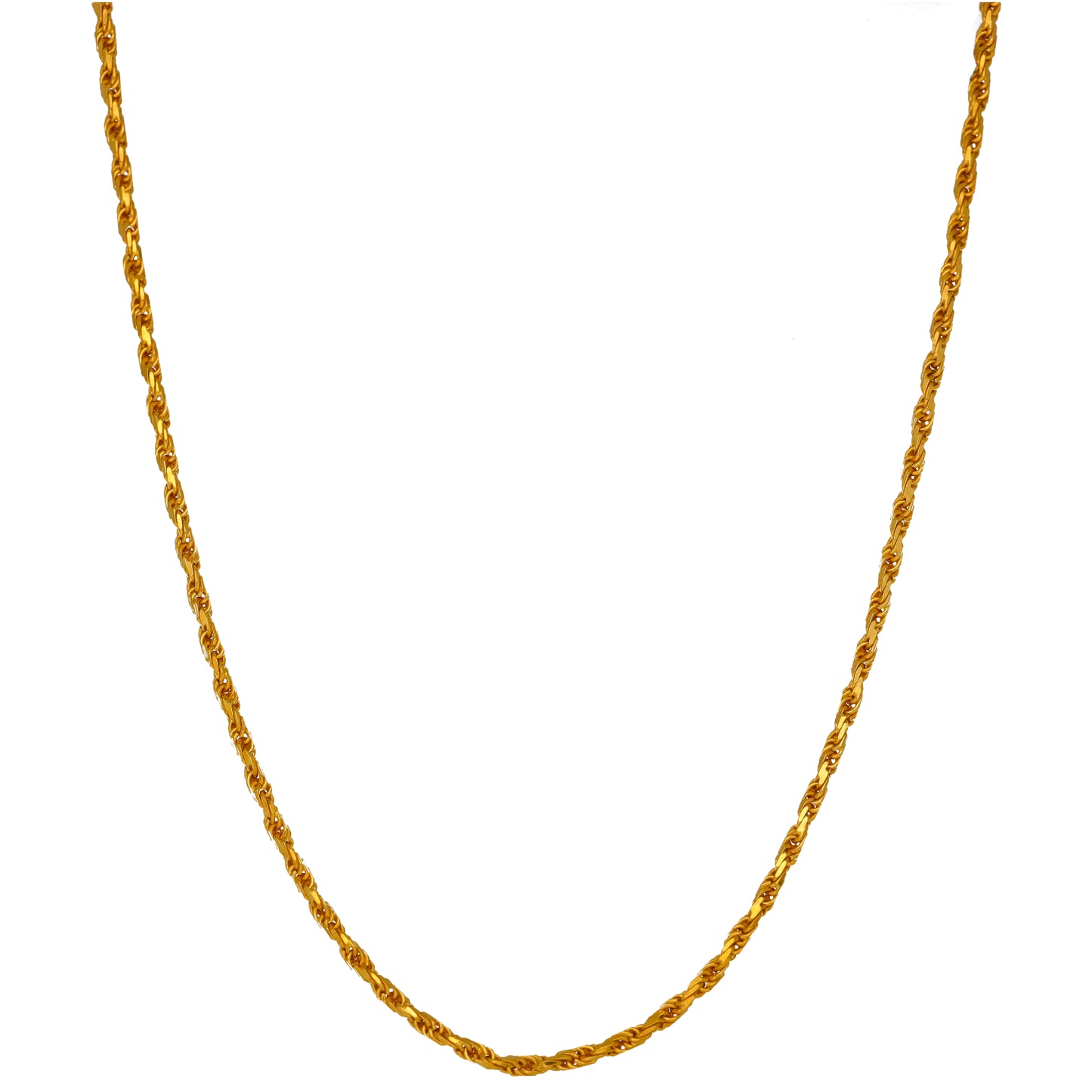 22ct Gold Rope Chain 22"