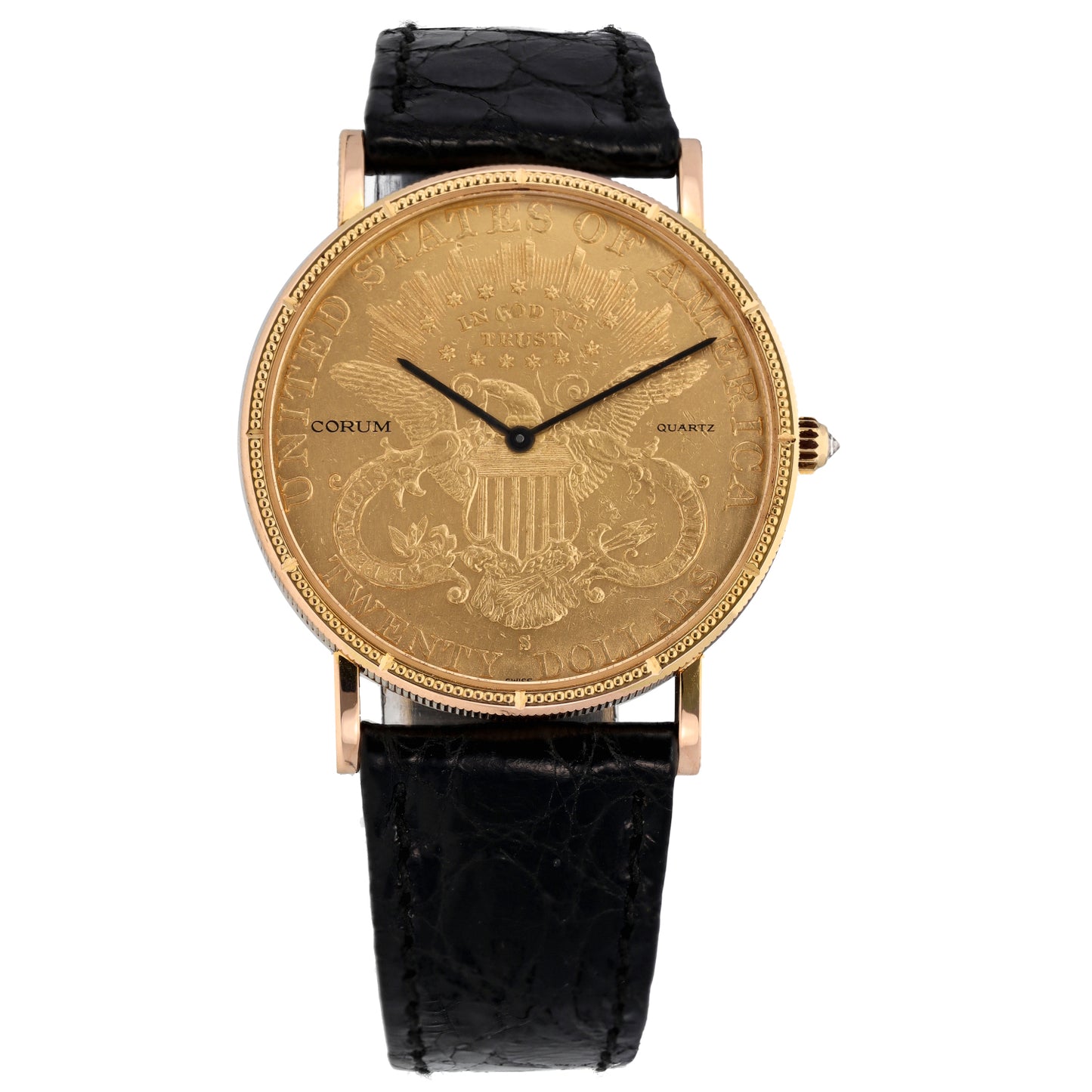 Corum Coin 35.5mm Gold Watch