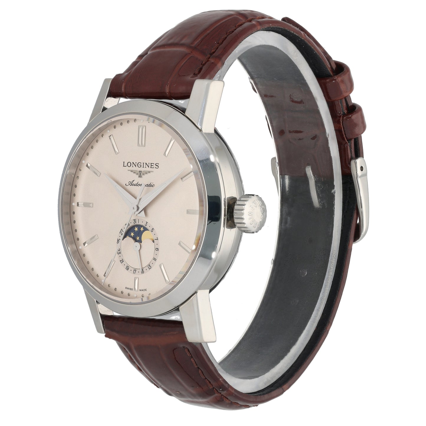 Longines Heritage L4.826.4 40mm Stainless Steel Watch