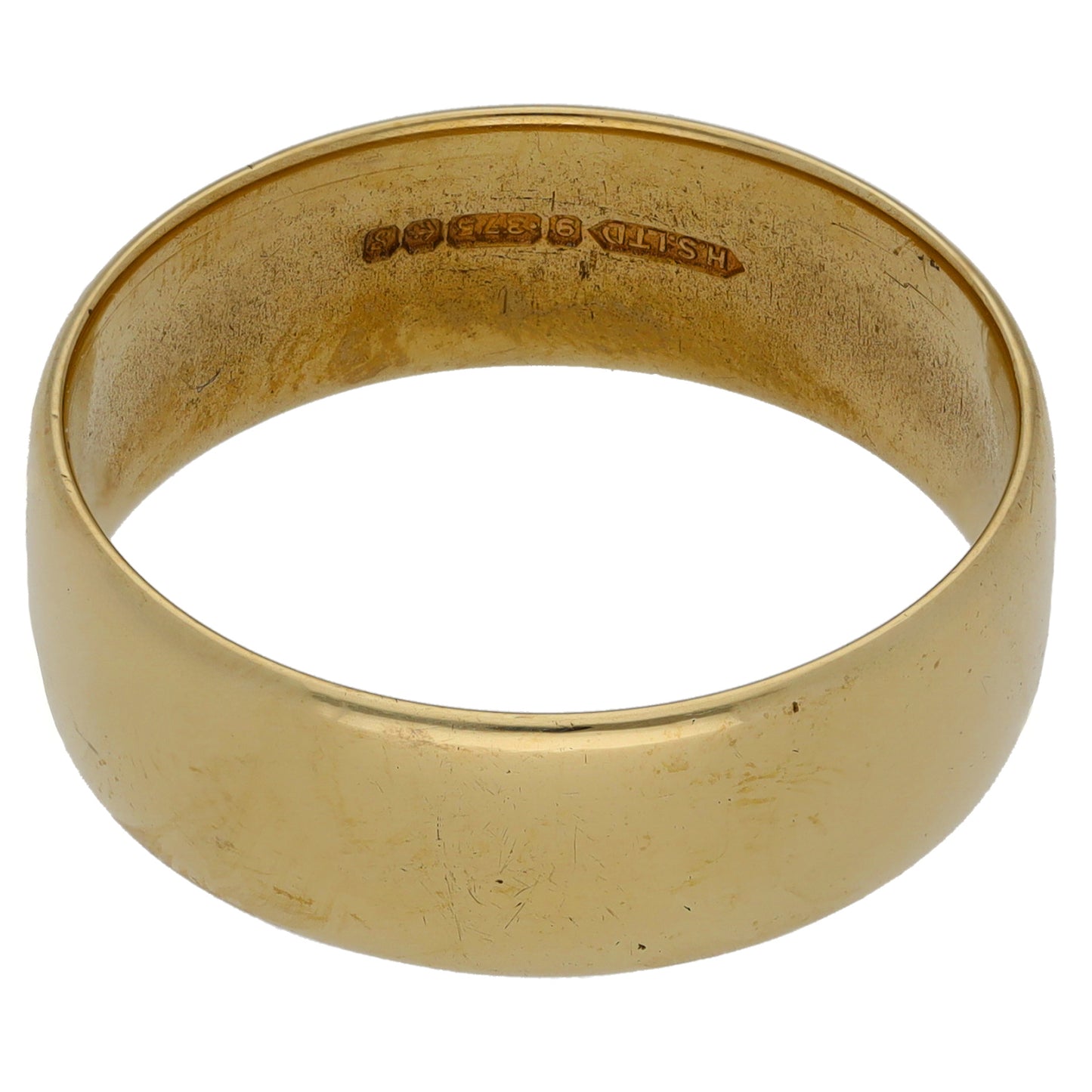 9ct Gold Plain Wedding Ring Size V