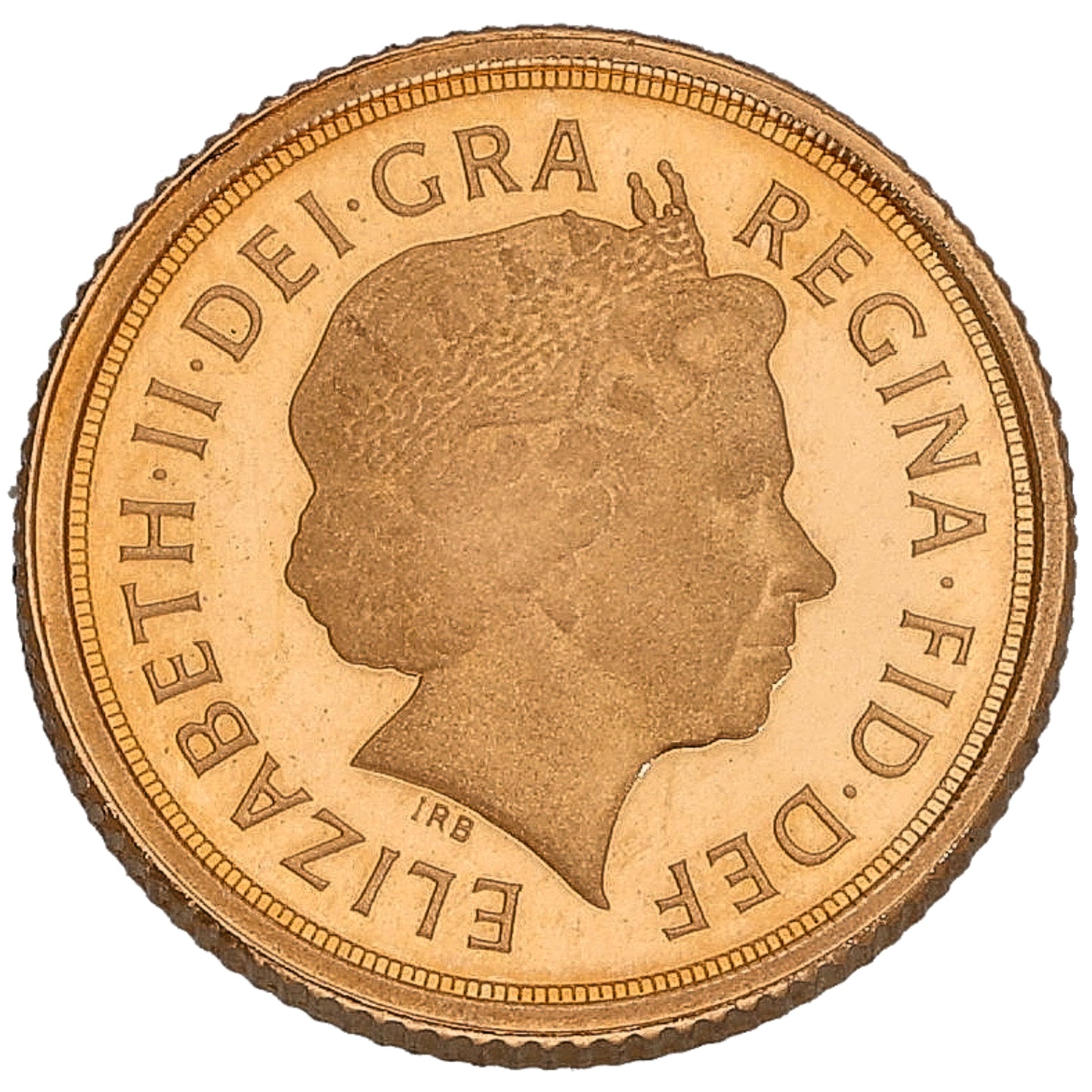22ct Gold Queen Elizabeth II Quarter Sovereign Coin 2010