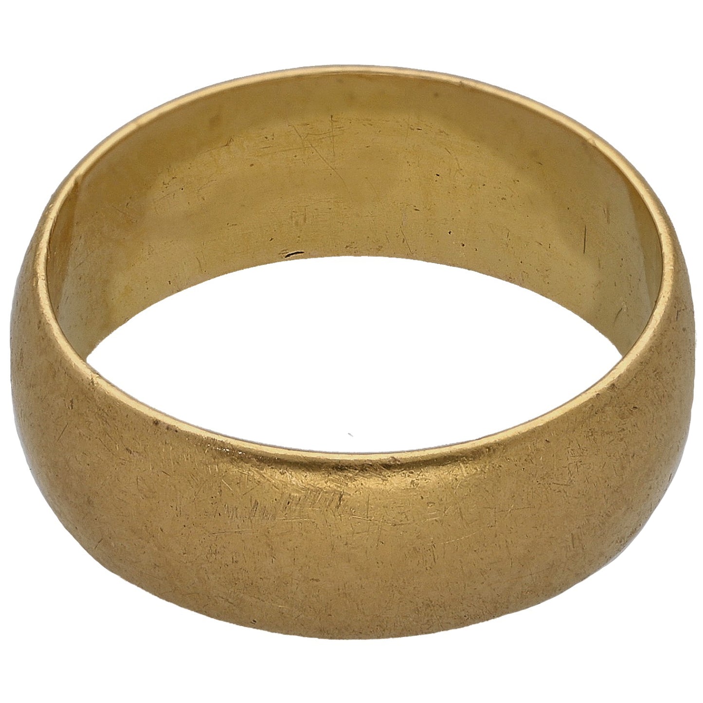 22ct Gold Plain Wedding Ring Size O