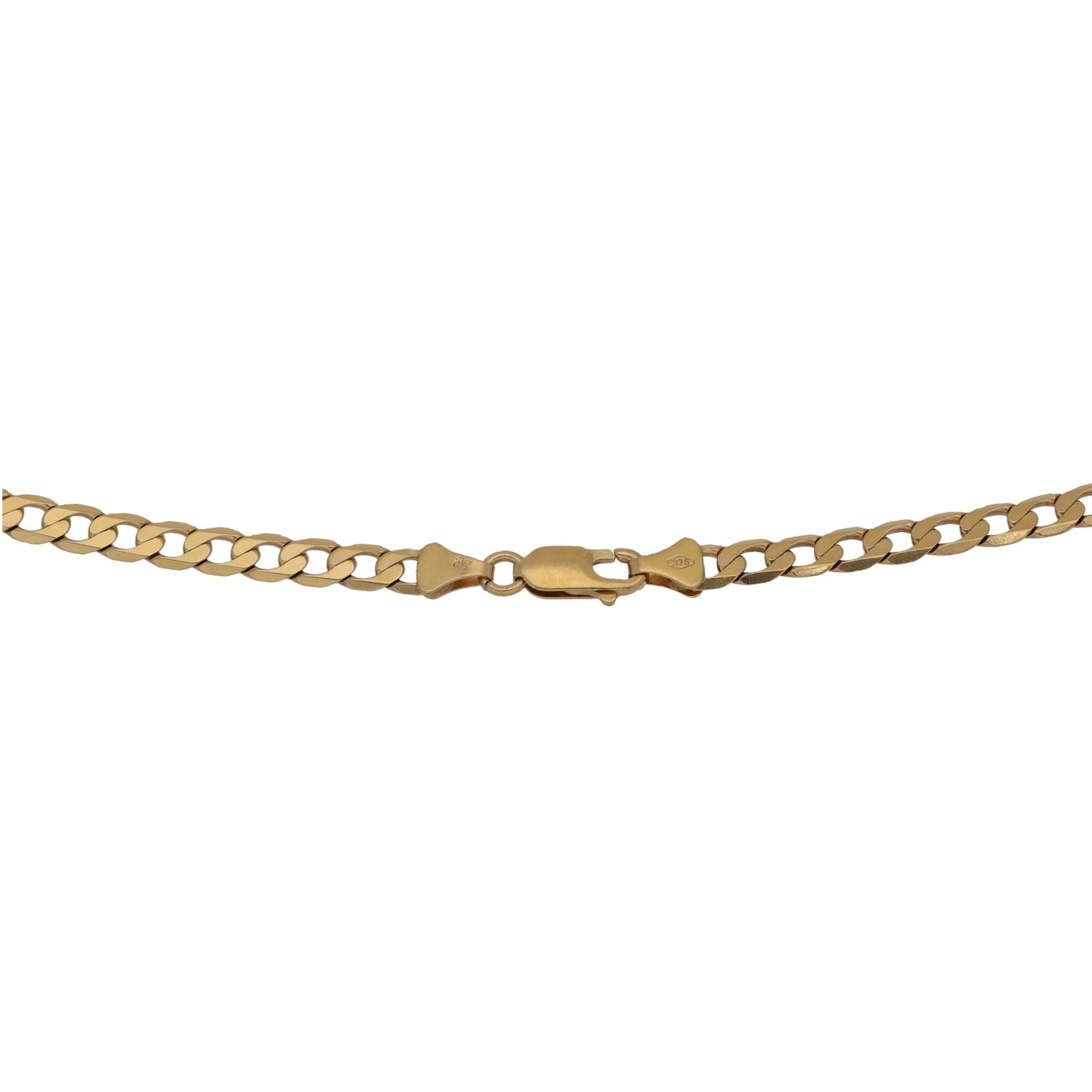 9ct Gold Curb Chain 24"