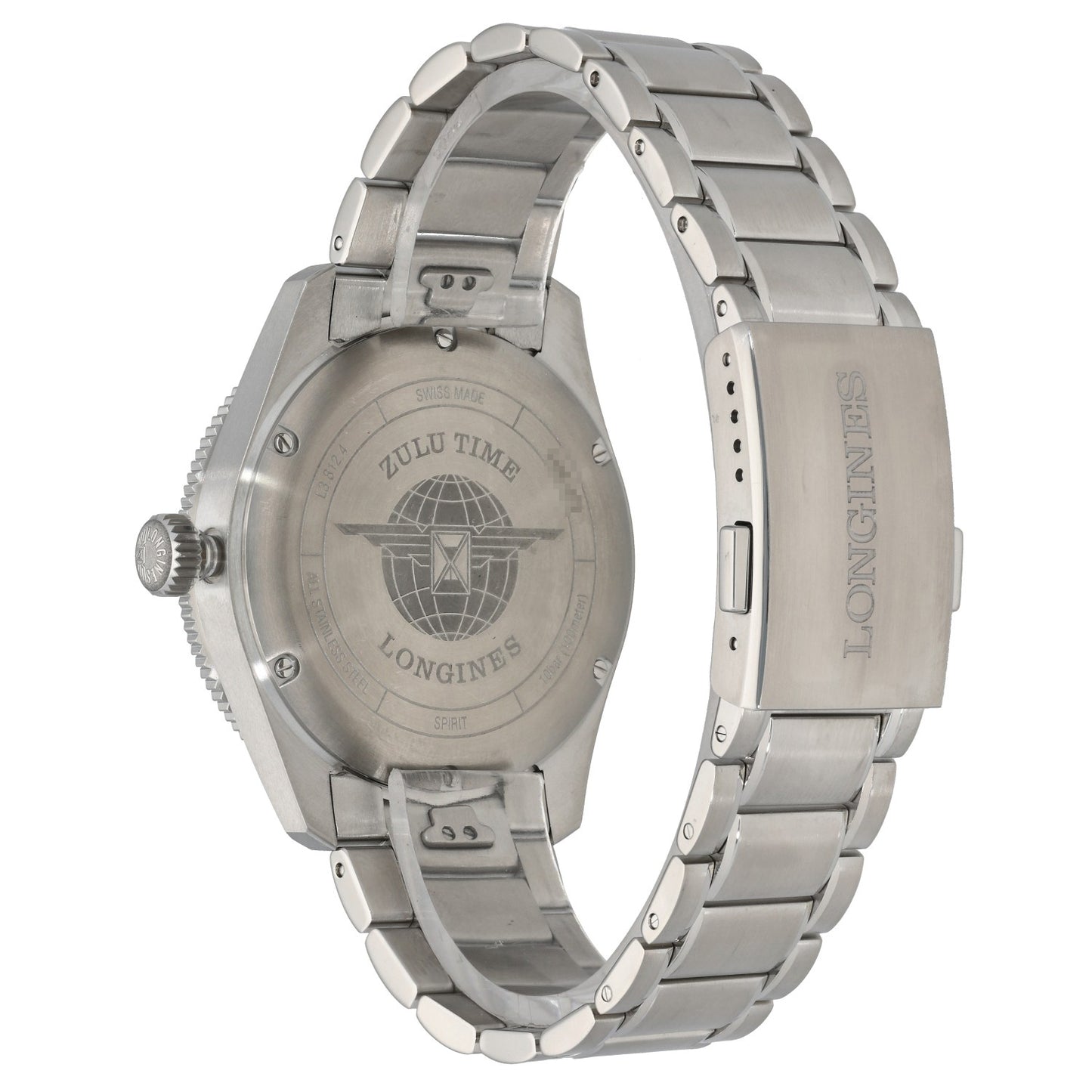 Longines Spirit Zulu Time L3.812.4 42mm Stainless Steel Watch