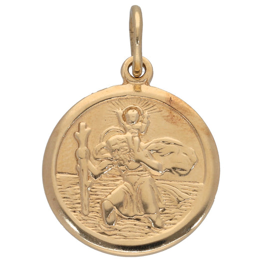 9ct Gold St Christopher Pendant