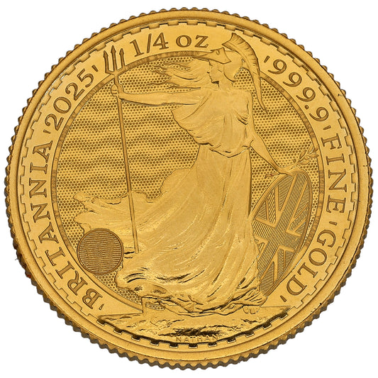 24ct Gold King Charles 1/4 OZ Britannia Coin 2025