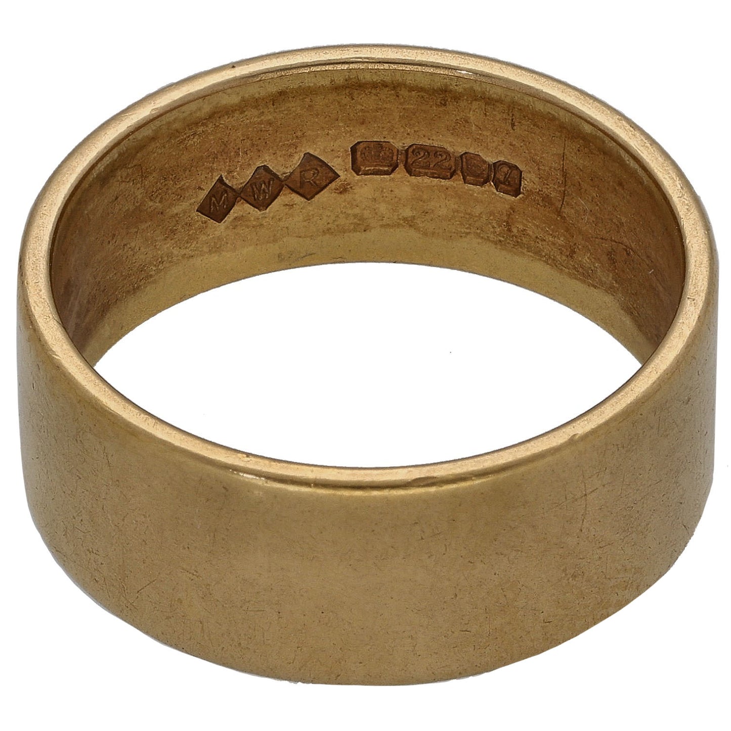 22ct Gold Plain Wedding Ring Size Q