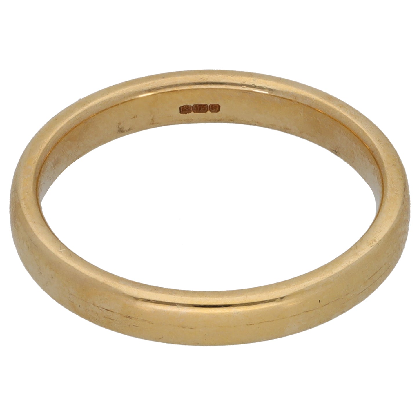 9ct Gold Plain Wedding Ring Size O
