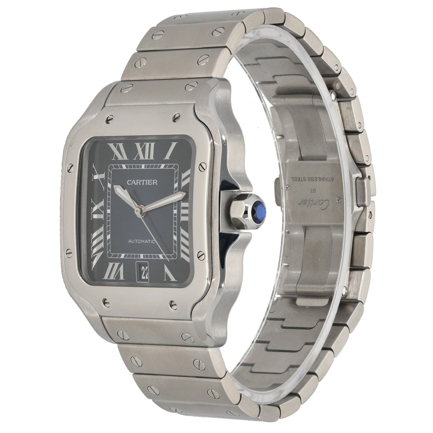 Cartier Santos WSSA0030 39.8mm Stainless Steel Watch