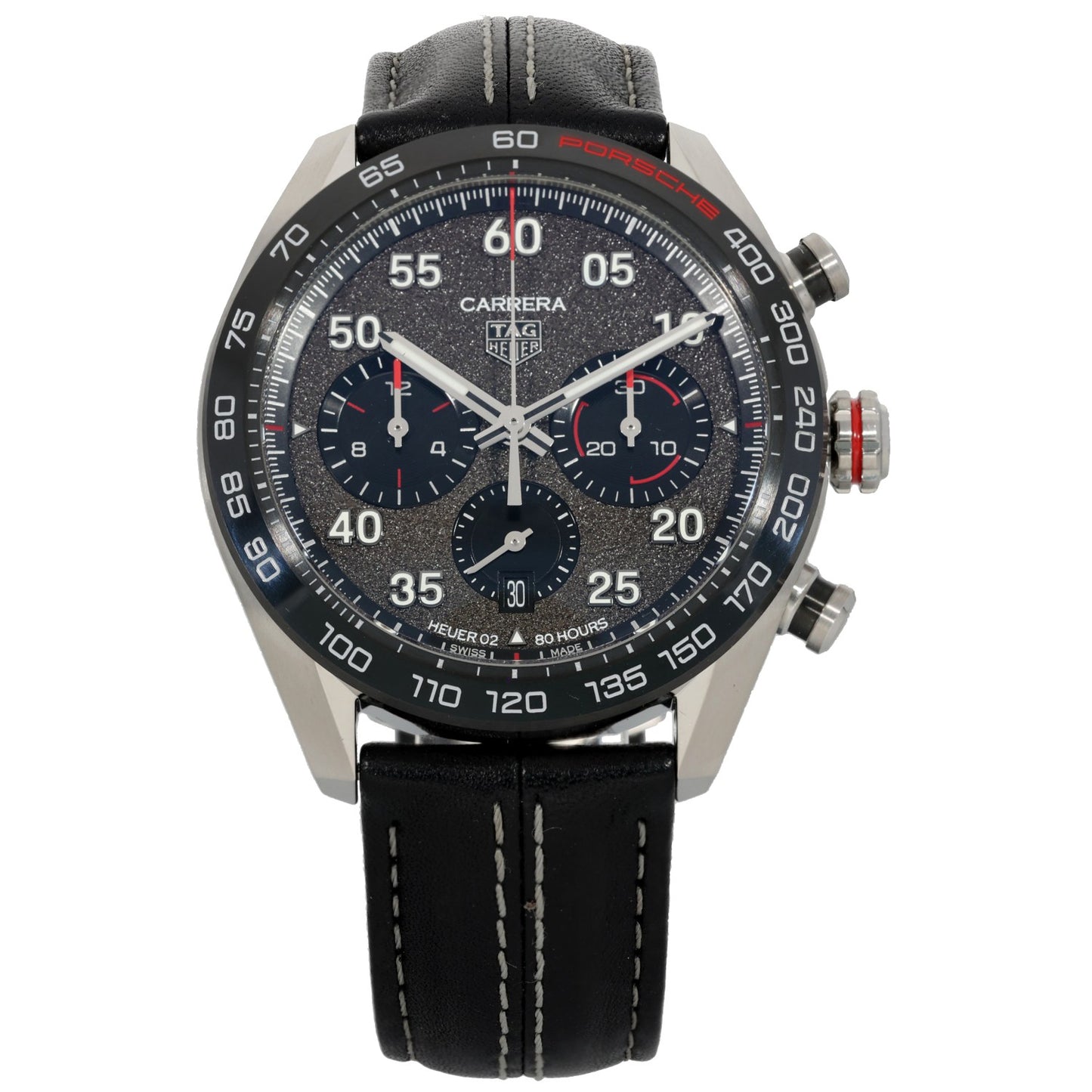 Tag Heuer Carrera x Porsche CBN2A1F 44mm Stainless Steel Watch