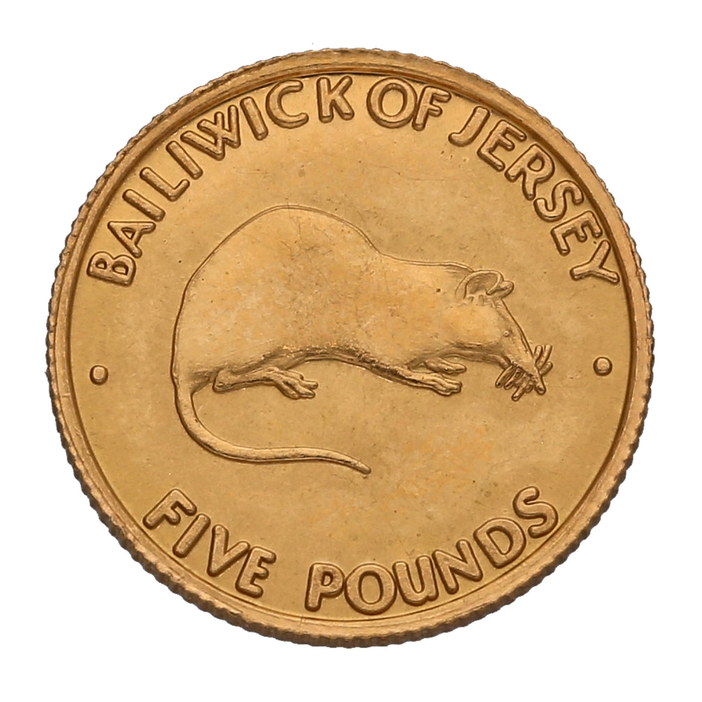 22ct Gold Queen Elizabeth II Silver Wedding Five Pounds Coin 1972