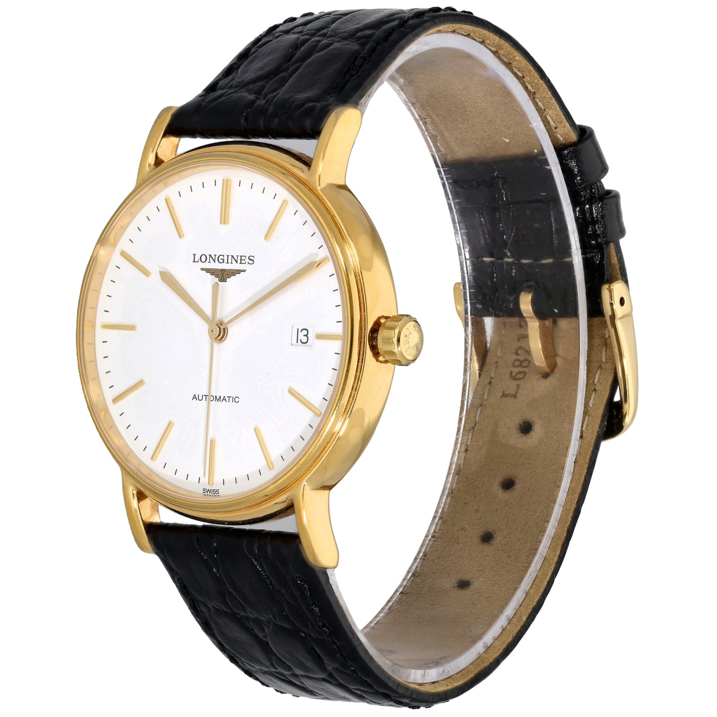 Longines Presence L4.921.2 38.5mm Gold Plated Watch