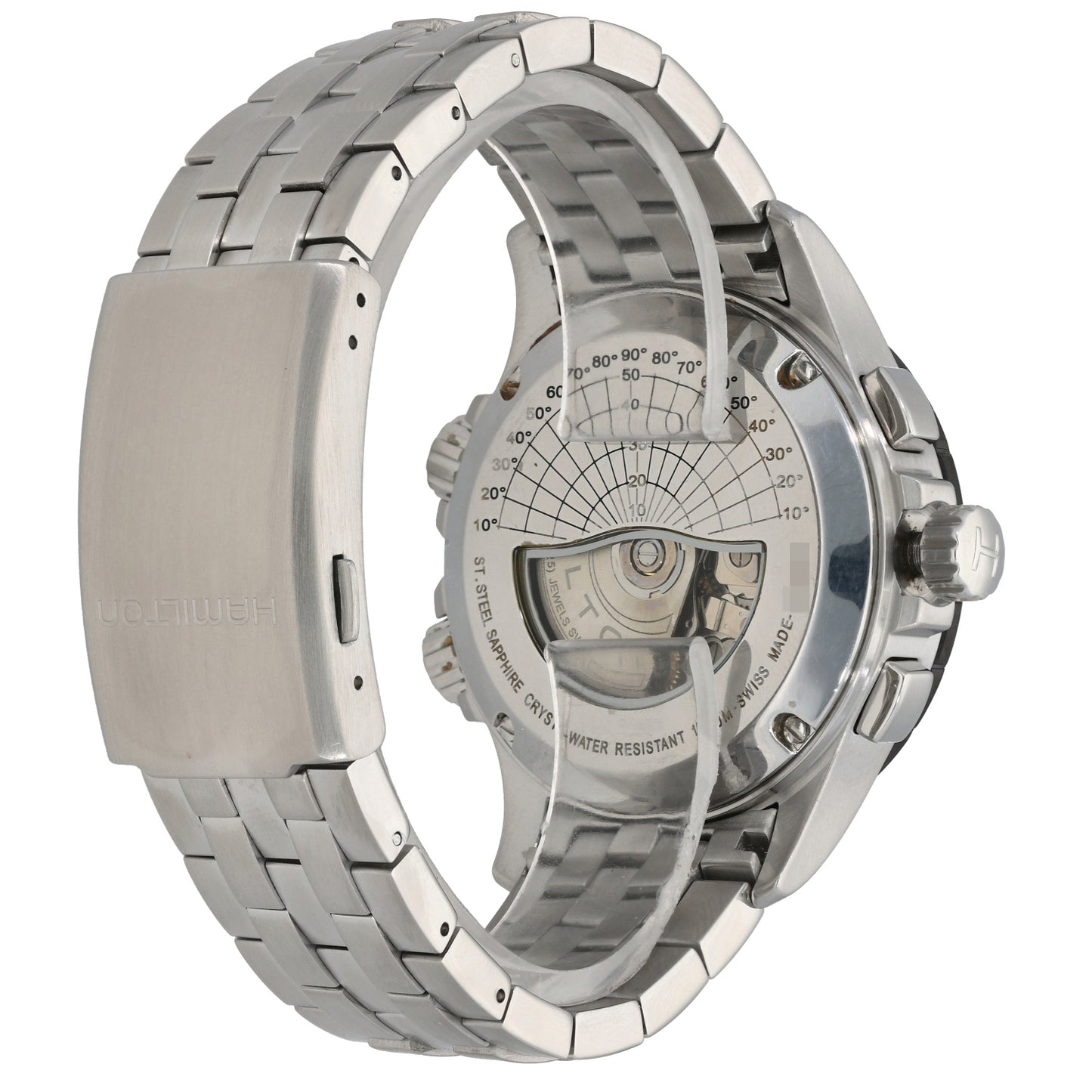 Hamilton Khaki X-Wind H776260 44mm Stainless Steel Watch