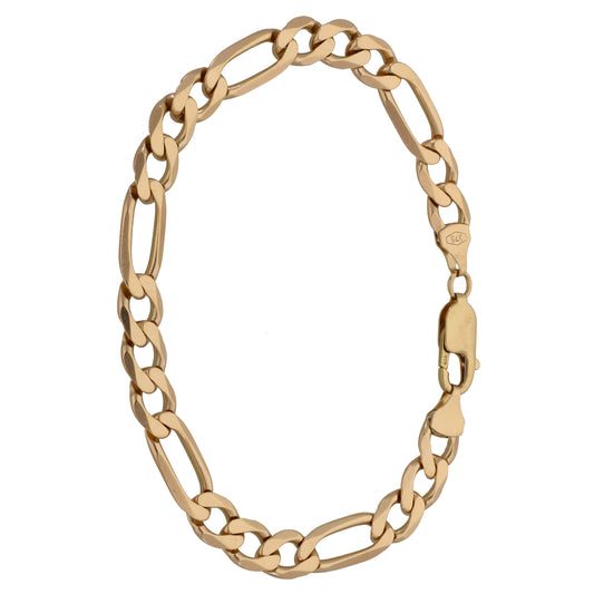 9ct Gold Figaro Bracelet