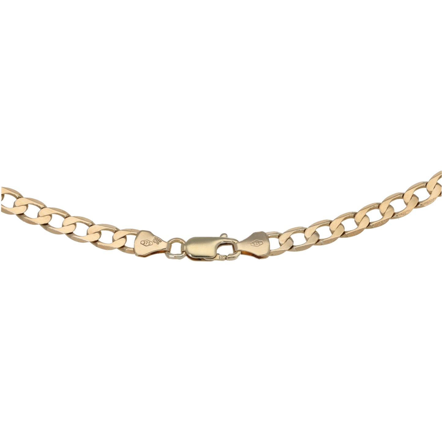 9ct Gold Curb Chain 20"
