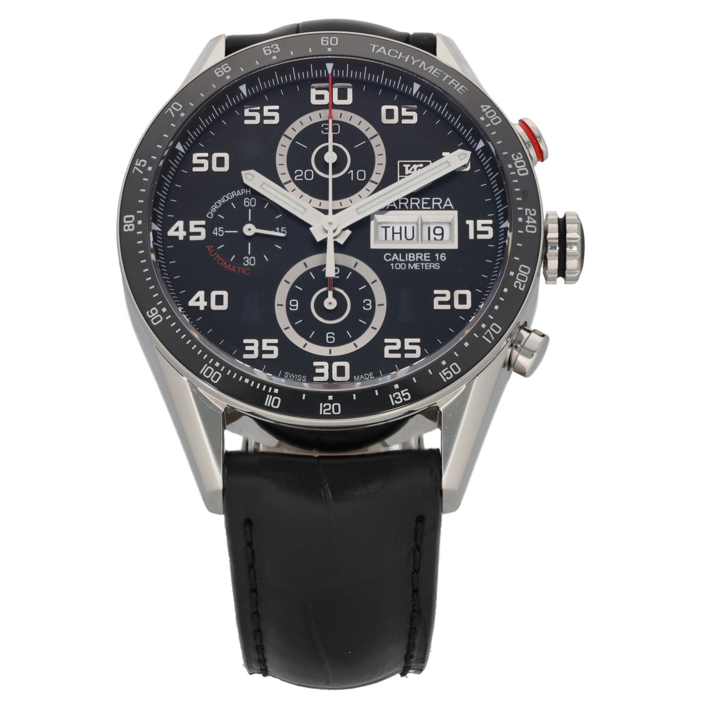 Tag Heuer Carrera CV2A1R 43mm Stainless Steel Watch