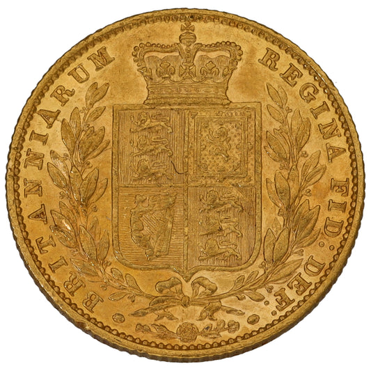 22ct Gold Queen Victoria Full Sovereign Coin 1853