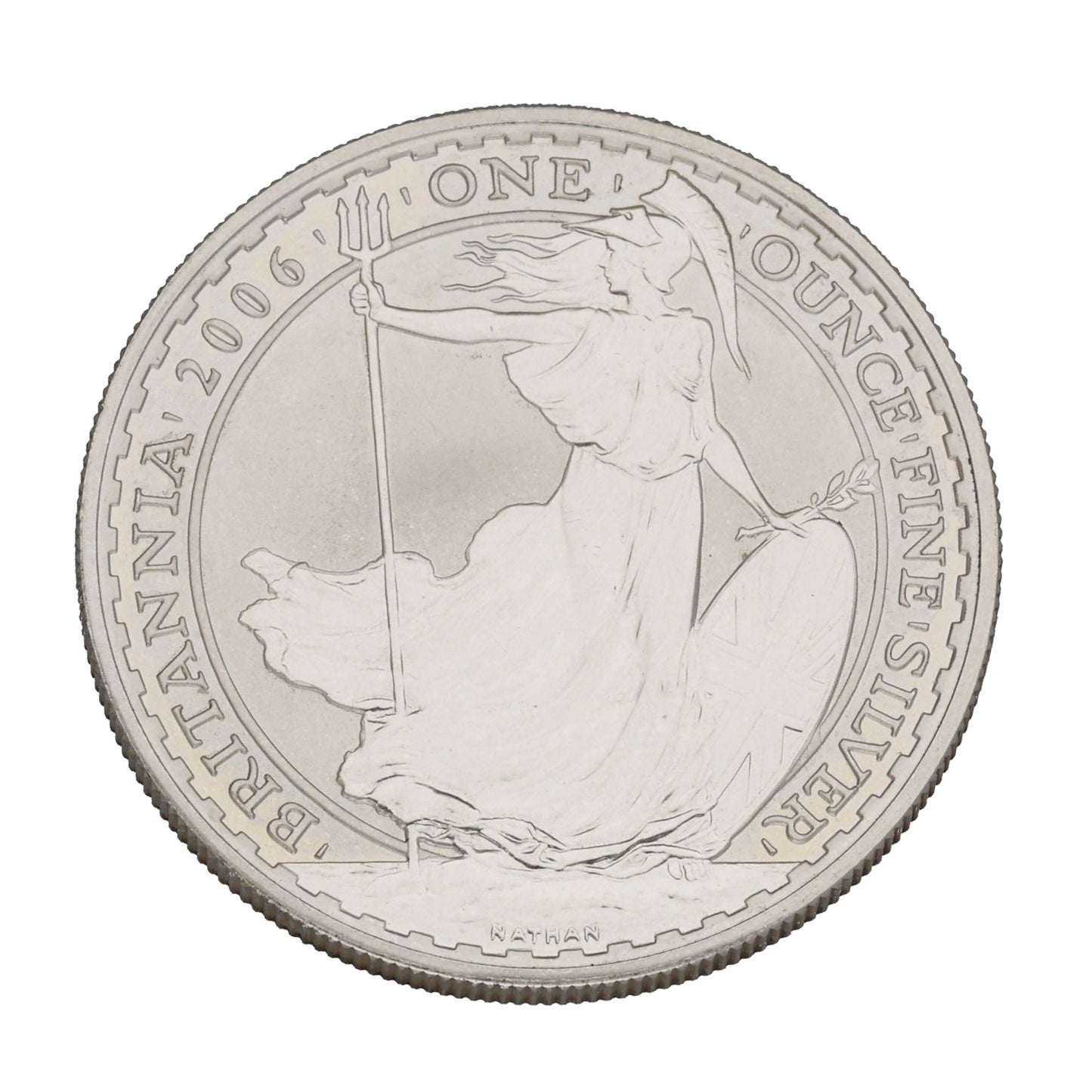 Fine Silver Queen Elizabeth II 1 OZ Britannia Coin 2006