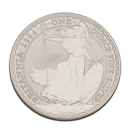 Fine Silver Queen Elizabeth II 1 OZ Britannia Coin 2006
