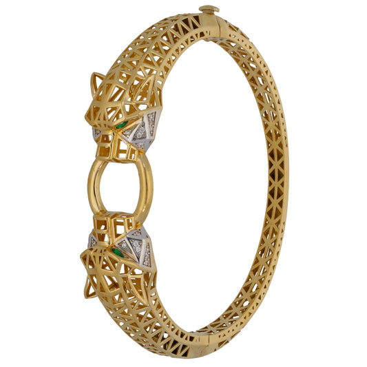 14ct Gold Imitation Alternative Bangle