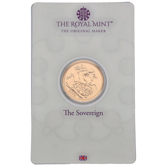 22ct Gold King Charles III Full Sovereign Coin 2024