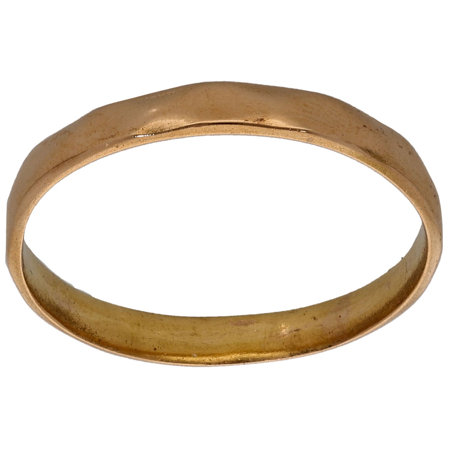 22ct Gold Shaped Wedding Ring Size Q