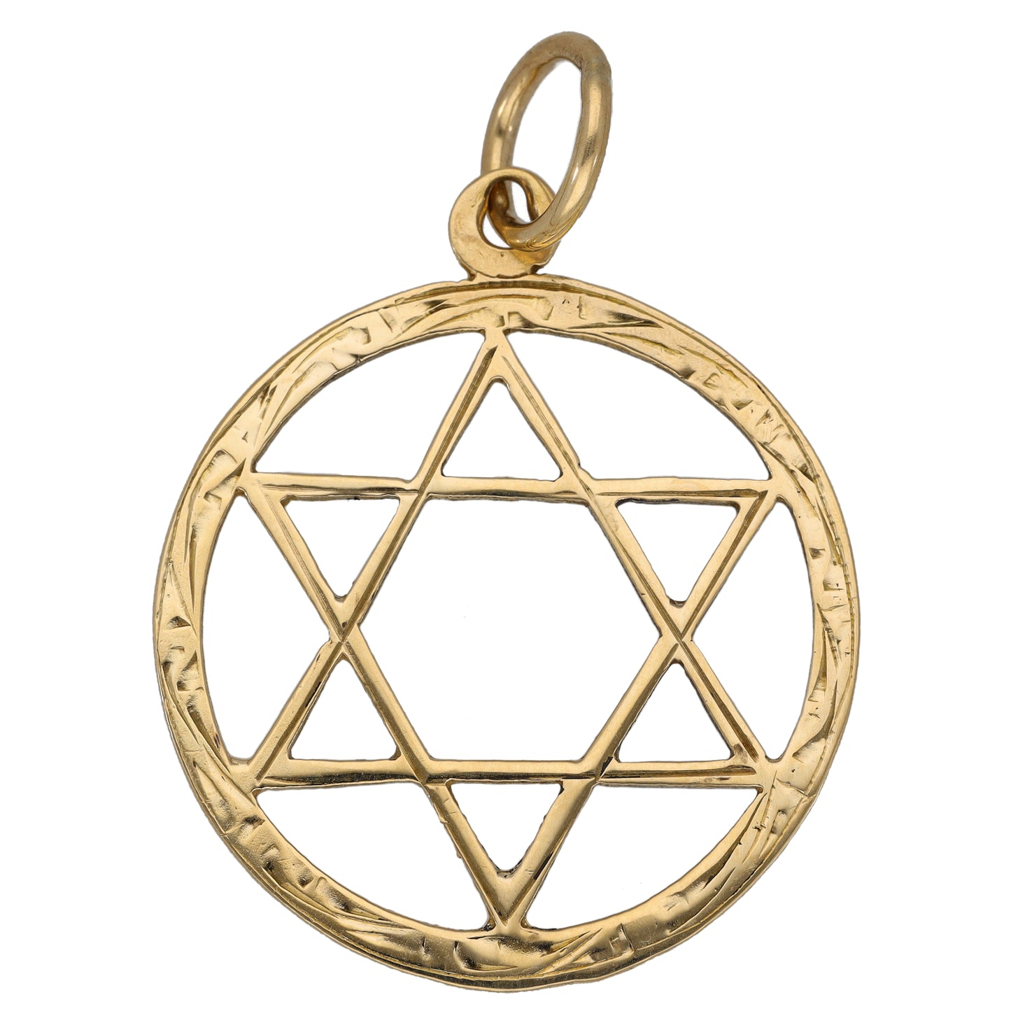 9ct Gold Star of David Pendant