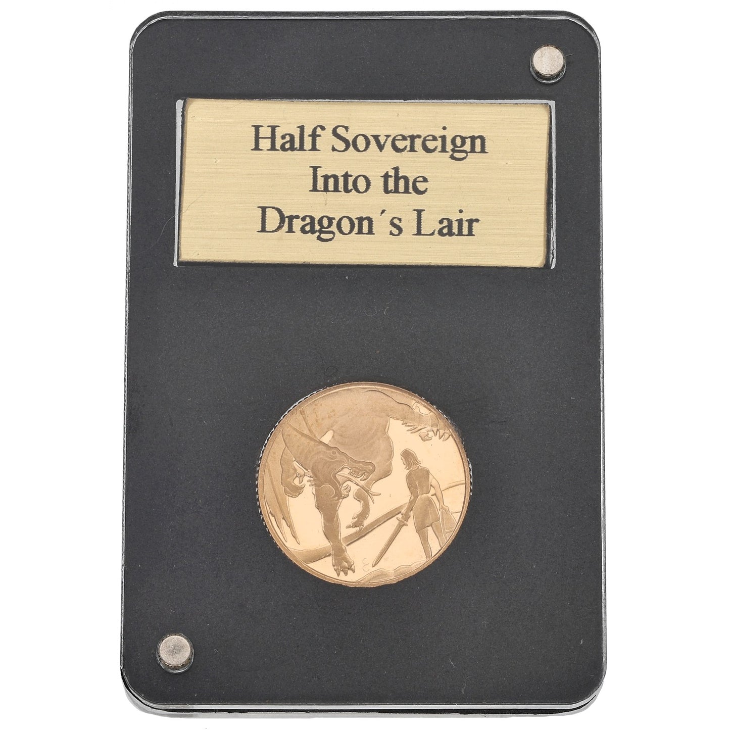 22ct Gold Into The Dragon's Lair Half Sovereign Coin 2019