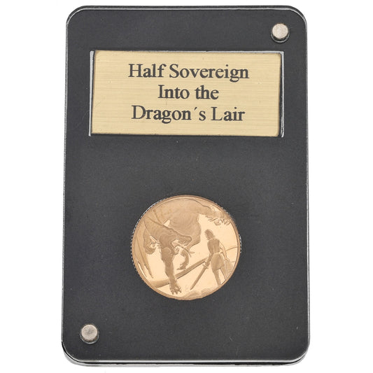 22ct Gold Into The Dragon's Lair Half Sovereign Coin 2019