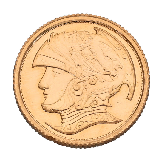 22ct Gold King Charles III Quarter Sovereign Coin 2023