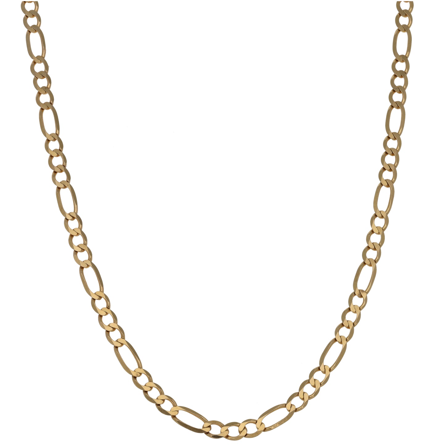 9ct Gold Figaro Chain 18"
