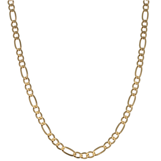 9ct Gold Figaro Chain 18"