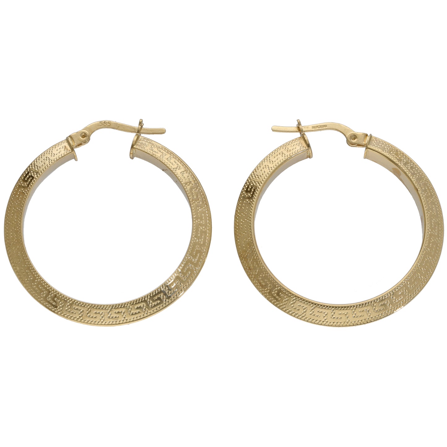 14ct Gold Hoop Earrings