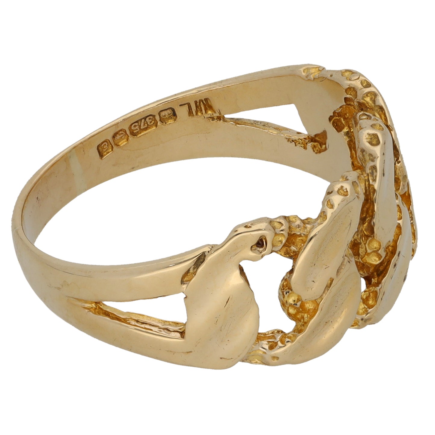 9ct Gold Alternative Ring Size T