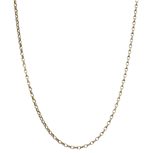 9ct Gold Belcher Chain 20"