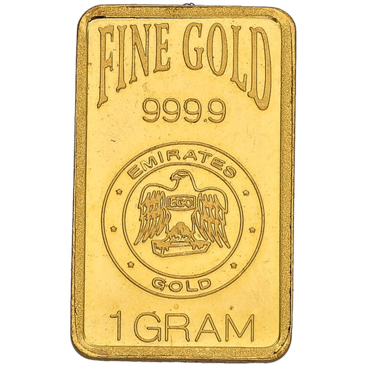 24ct 1g Gold Bar