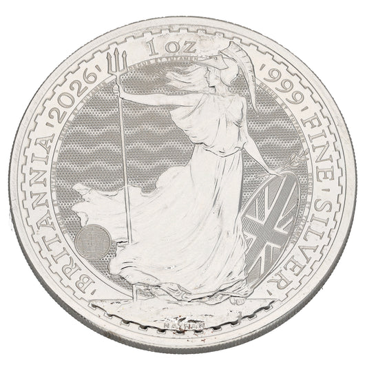 Fine Silver King Charles III 1 OZ Britannia Coin 2026