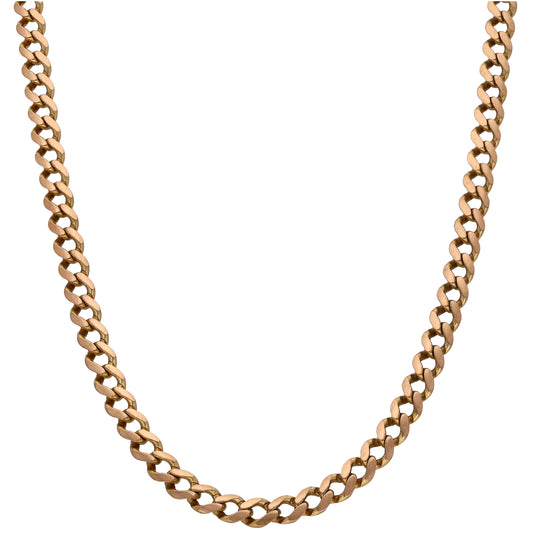 9ct Gold Curb Chain 24"