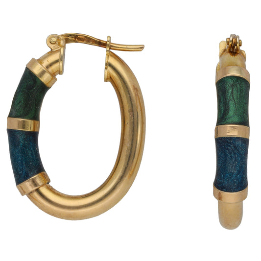 9ct Gold Hoop Earrings