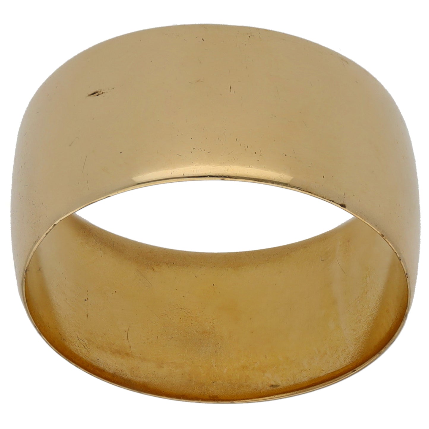 9ct Gold Plain Wedding Ring Size S