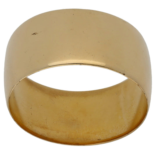 9ct Gold Plain Wedding Ring Size S